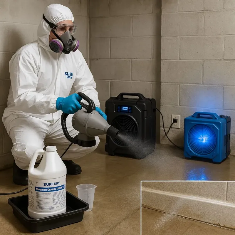 Sanitization and Odor Removal process in Belleville, MI