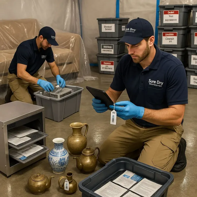 Content Protection and Restoration process in Belleville, MI