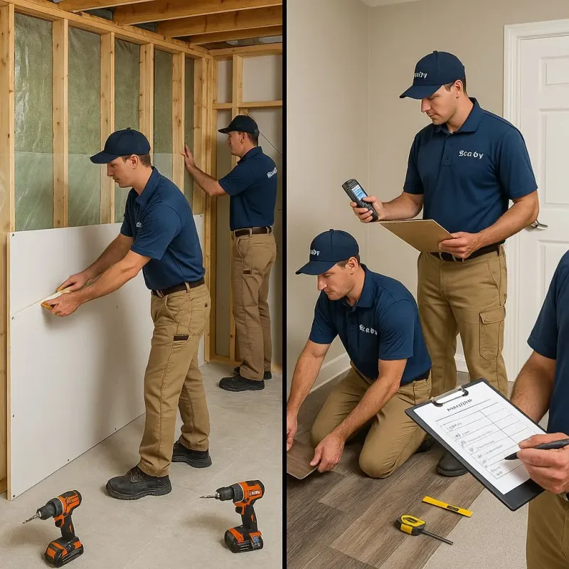 Repairs and Reconstruction process in Belleville, MI
