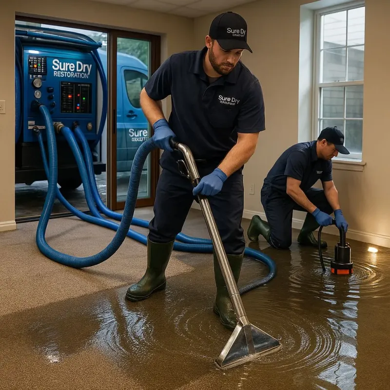 Water Extraction and Removal process in Belleville, MI